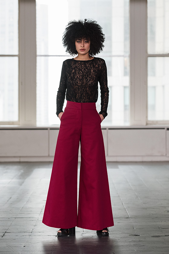 wool lace shirt