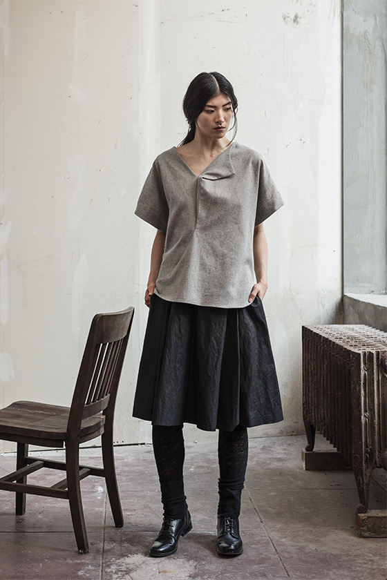 Flivver shirt in grey