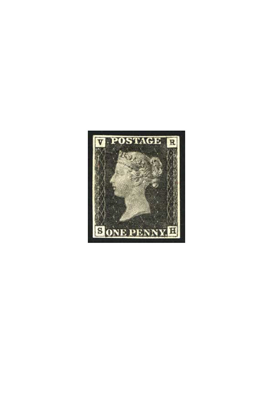 penny  black stamp page